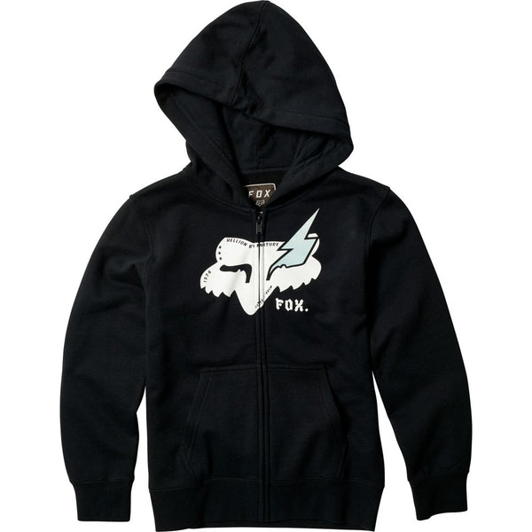 Polerón Lifestyle Niño Hellion Zip Negro Fox Racing - Rideshop