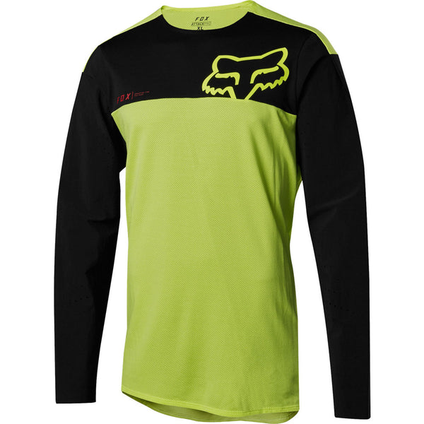 Polera Bicicleta Attack Pro Amarillo Fox Racing - Rideshop