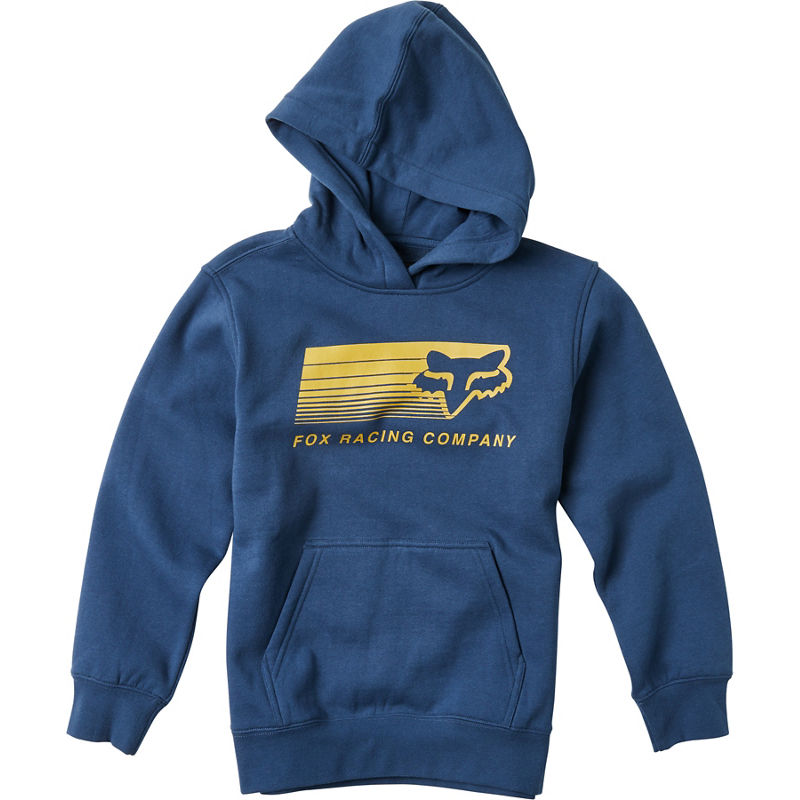 Polerón Lifestyle Niño Canguro Drifter Azul Fox Racing - Rideshop