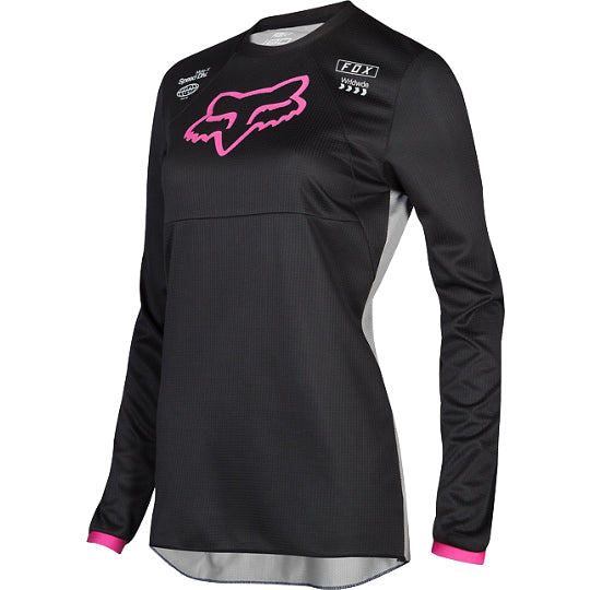Polera Moto Mujer 180 Mata Rosado Fox Racing - Rideshop