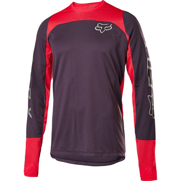 Polera Bicicleta Defend Ls Morado Fox Racing - Rideshop