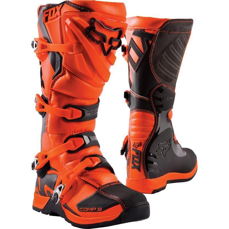 Botas Moto Niño Comp 5Y Naranjo Fox Racing - Rideshop