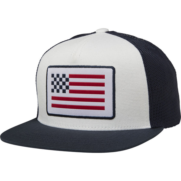 Jockey Niño Snapback Patriot Blanco Fox Racing - Rideshop