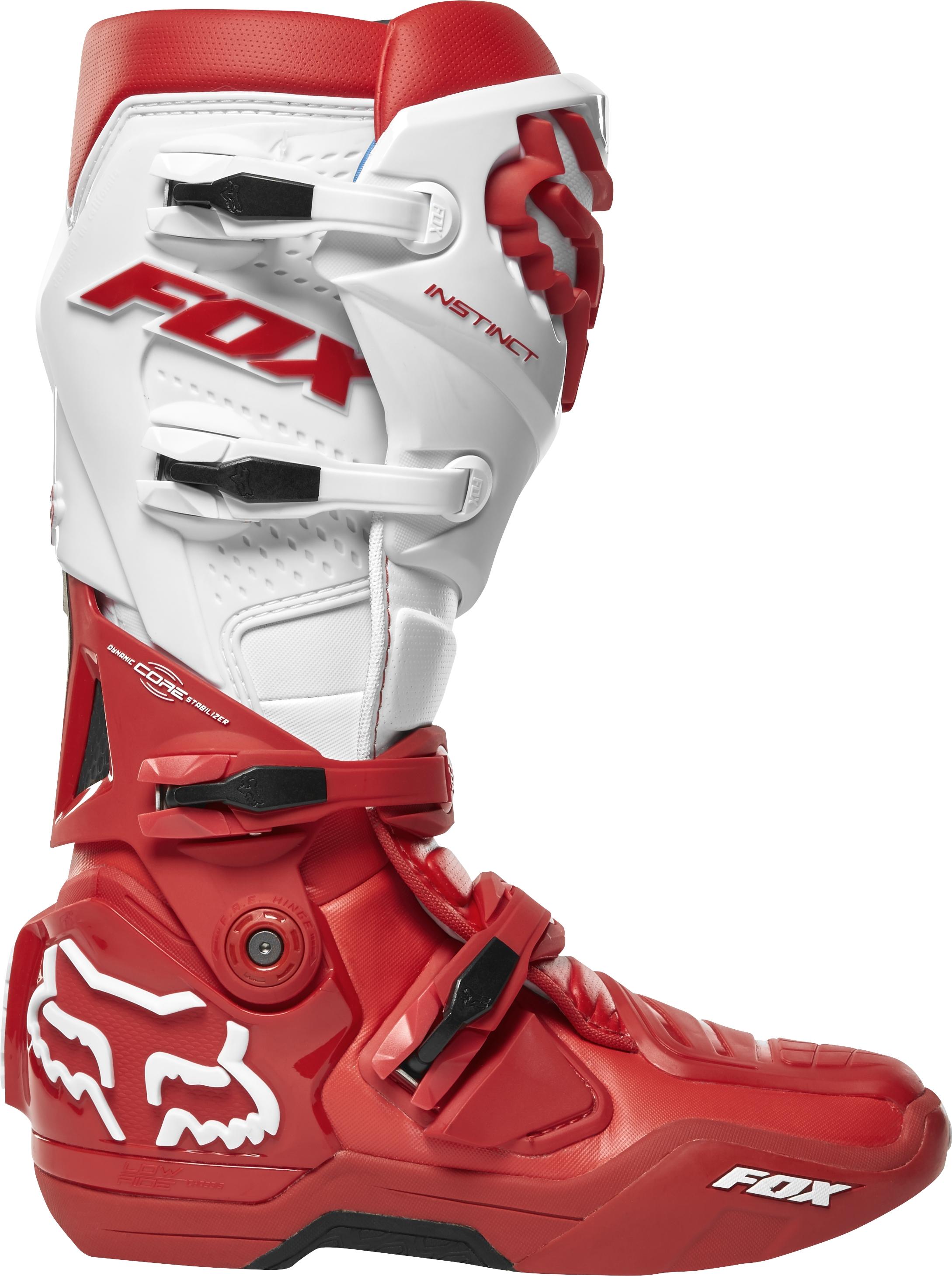 Botas Moto Instinct Rojo Fox Racing - Rideshop