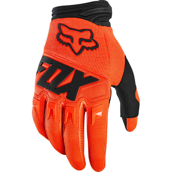 Guantes Moto Niño Dirtpaw Race Naranjo Fox Racing - Rideshop