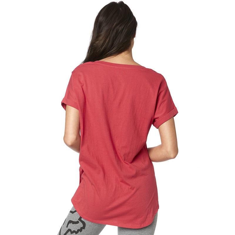 Polera Lifestyle Mujer Responded Rojo Fox Racing - Rideshop