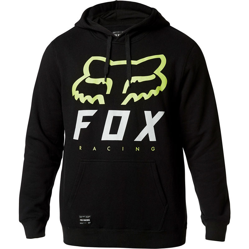 Polerón Lifestyle Canguro Heritage Forger Negro/Gris Fox Racing - Rideshop