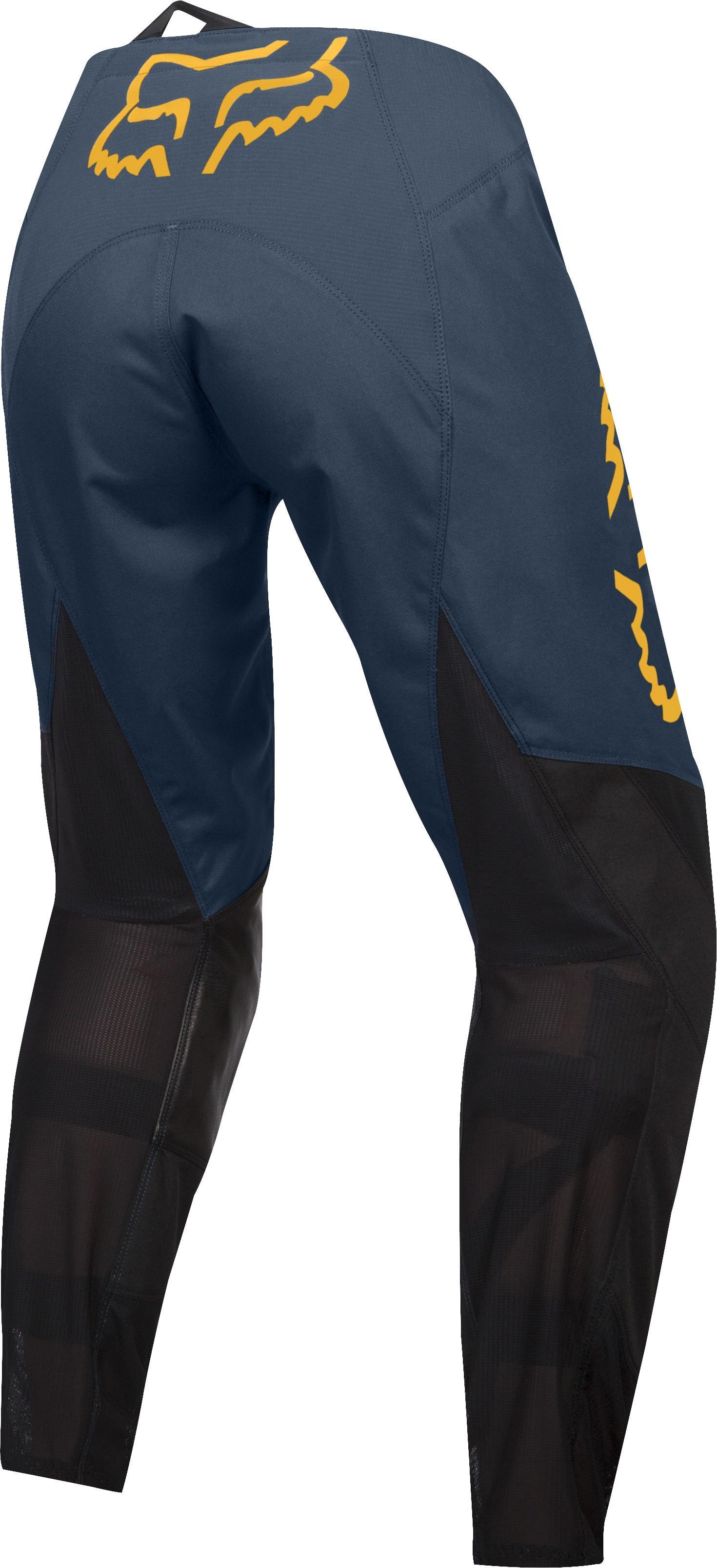 Pantalón Moto Infantil Niña 180 Mata Negro Azul Fox Racing - Rideshop