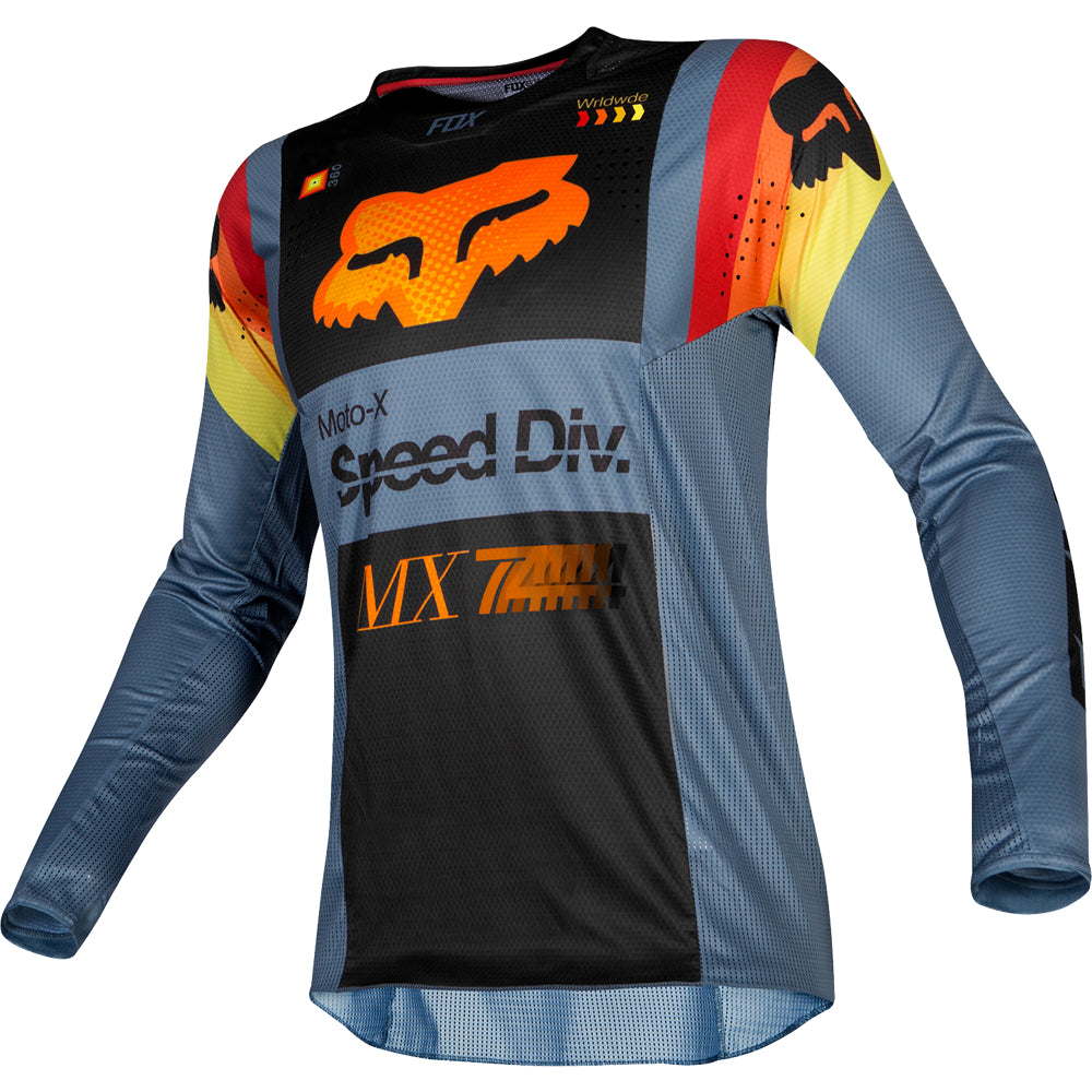 Polera Moto 360 Murc Azul Acero Fox Racing - Rideshop