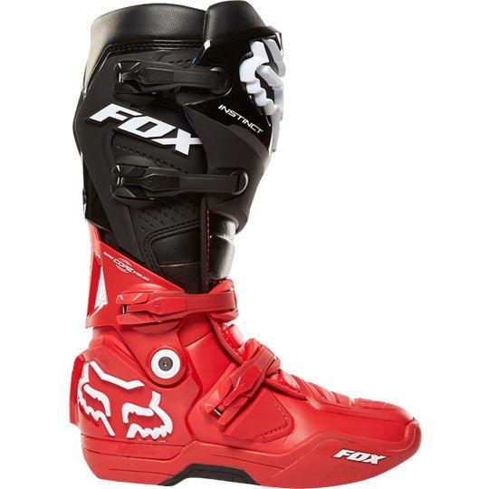 Bota Moto Instinct Boot Rojo Negro Fox Racing - Rideshop