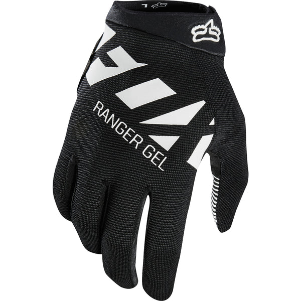 Guantes Bicicleta Ranger Gel Negro/Blanco Fox Racing - Rideshop