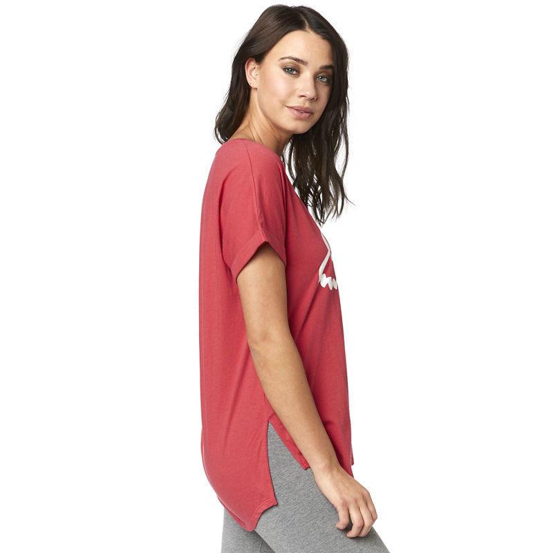 Polera Lifestyle Mujer Responded Rojo Fox Racing - Rideshop