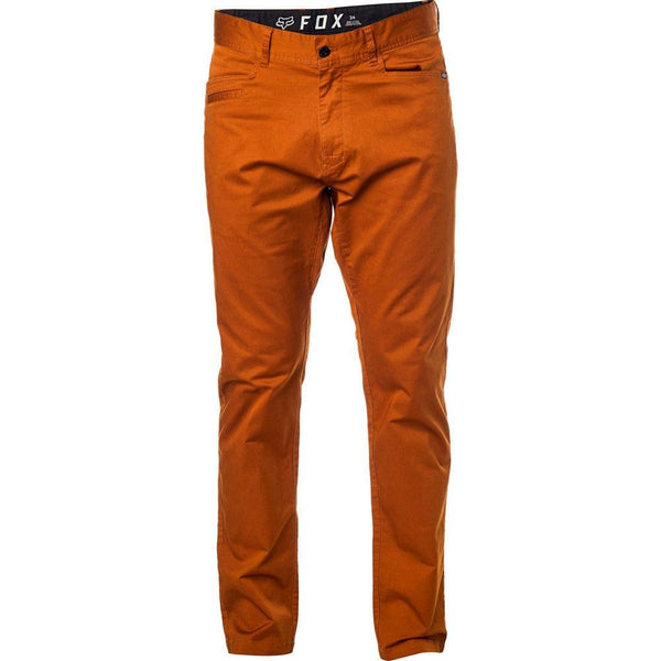 Pantalón Lifestyle Stretch Chino Café Mostaza Fox Racing - Rideshop