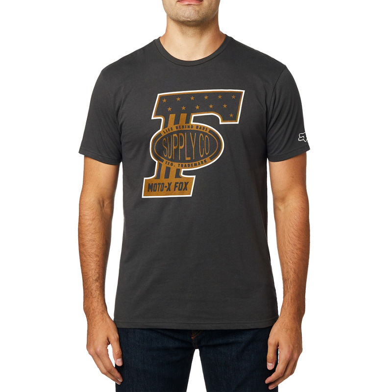 Polera Lifestyle Old Glory Negro Fox Racing - Rideshop