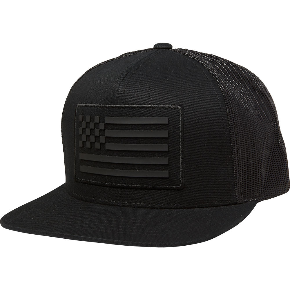 Gorro Lifestyle Snapback Patriot Negro Fox Racing - Rideshop