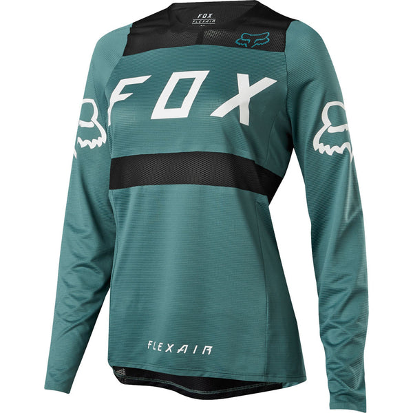 Polera Bicicleta Mujer Flexair Verde Fox Racing - Rideshop