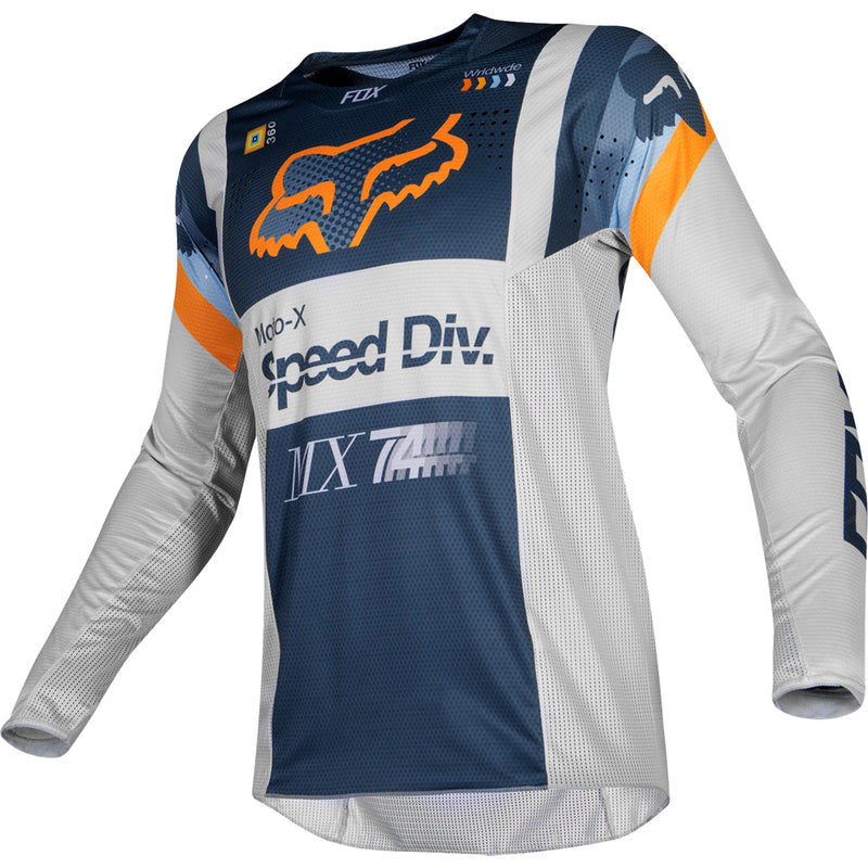 Polera Moto Niño 360 Murc Gris Fox Racing - Rideshop