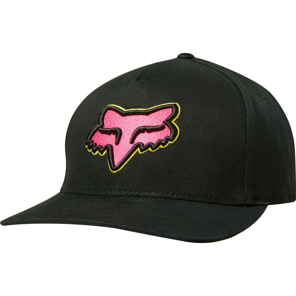 Gorro Lifestyle Epicycle Flexfit Negro Pink Fox Racing - Rideshop