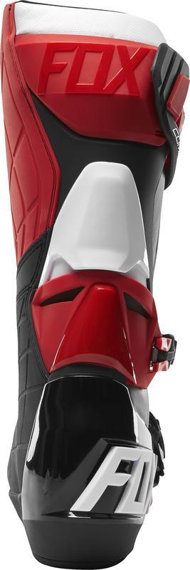 Botas Moto Comp R Rojo Negro Blanco Fox- - Rideshop