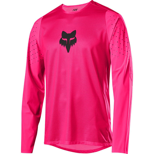 Polera Bicicleta Flexair Zebra Rosado Fox Racing - Rideshop