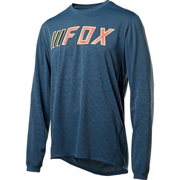 Polera Bicicleta Azul Reno Fox Racing - Rideshop