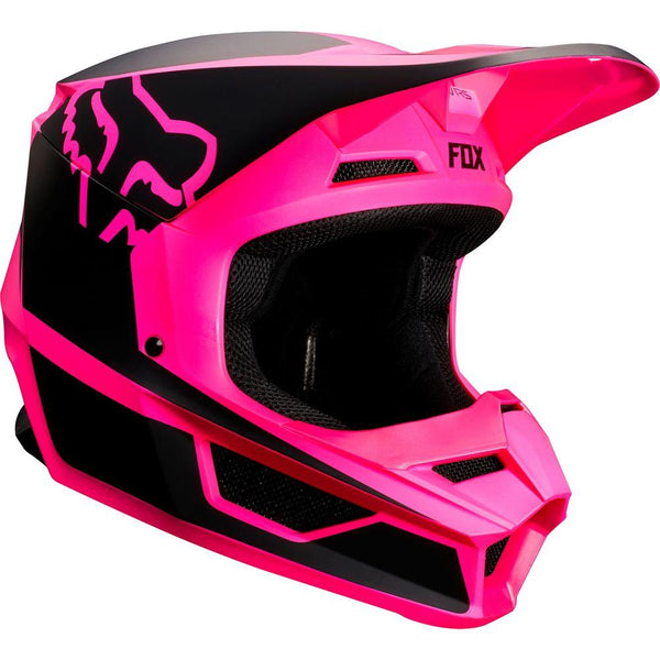 Casco Moto Niña V1 Przm Rosado Fox Racing - Rideshop