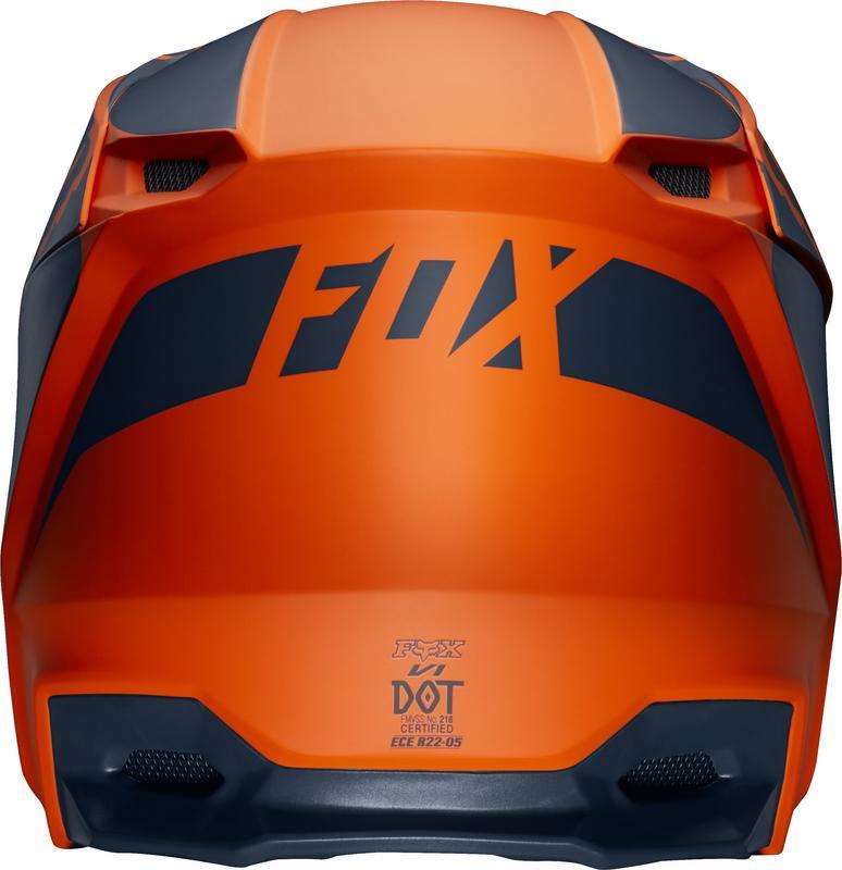 Casco Moto Niño V1 Przm Naranjo Fox Racing - Rideshop