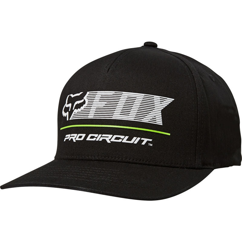 Gorro Lifestyle Niño Snapback Pro Circuit Negro Fox Racing - Rideshop