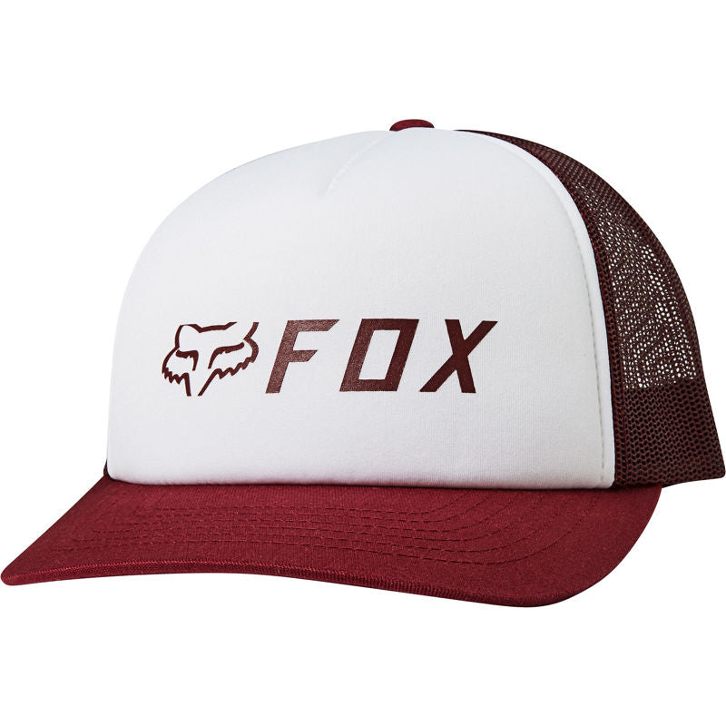 Gorro Lifestyle Mujer Trucker Apex Rojo Fox Racing - Rideshop