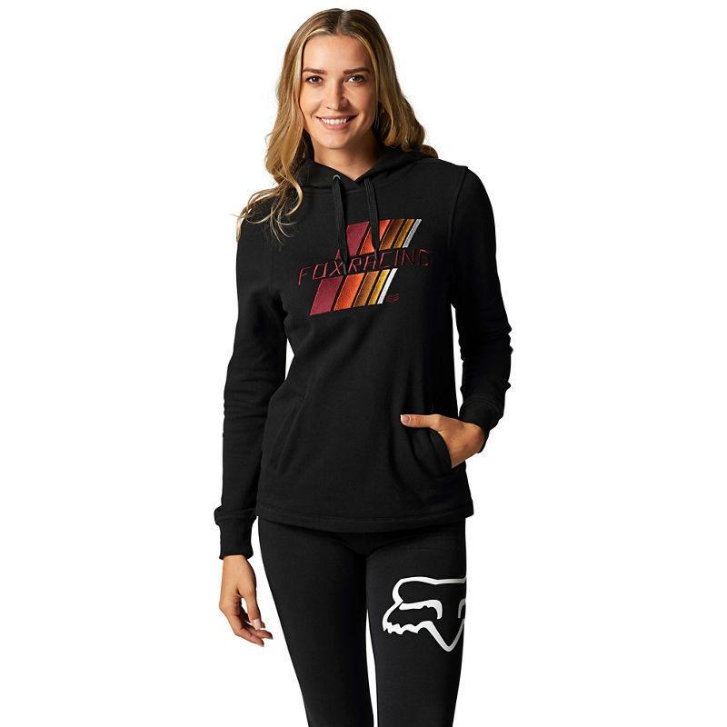 Polerón Lifestyle Mujer Canguro Power Slide Negro Fox Racing - Rideshop