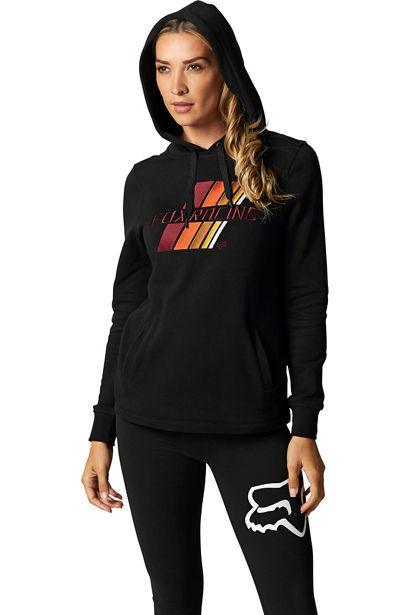 Polerón Lifestyle Mujer Canguro Power Slide Negro Fox Racing - Rideshop