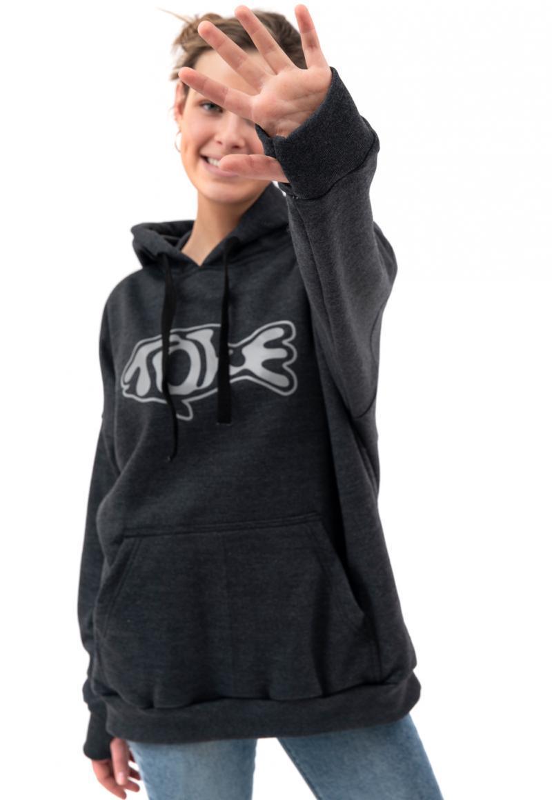 Polerón Oversize Pez Gris Toke - Rideshop