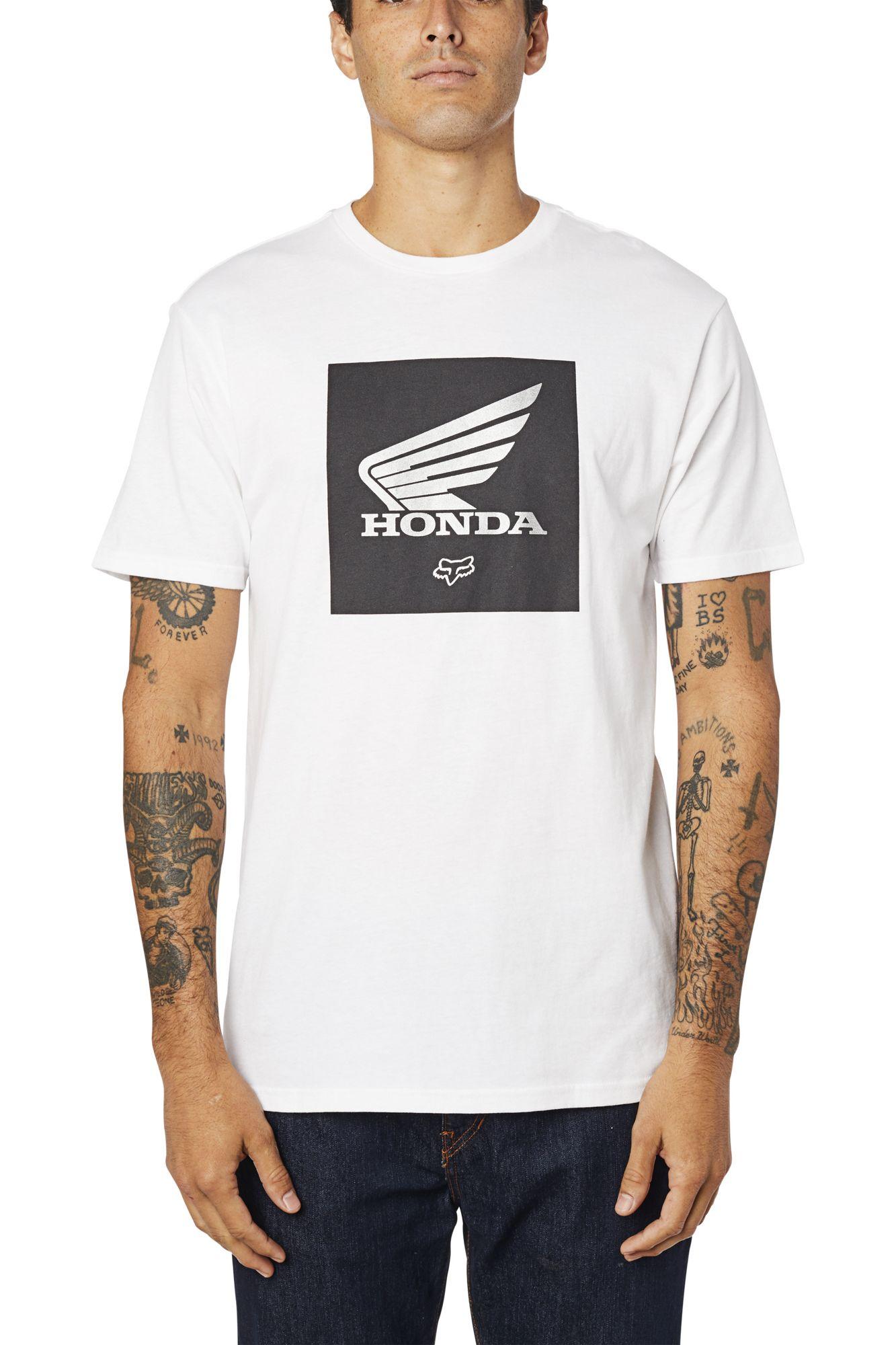 Polera Lifestyle Honda Blanco Fox Racing - Rideshop