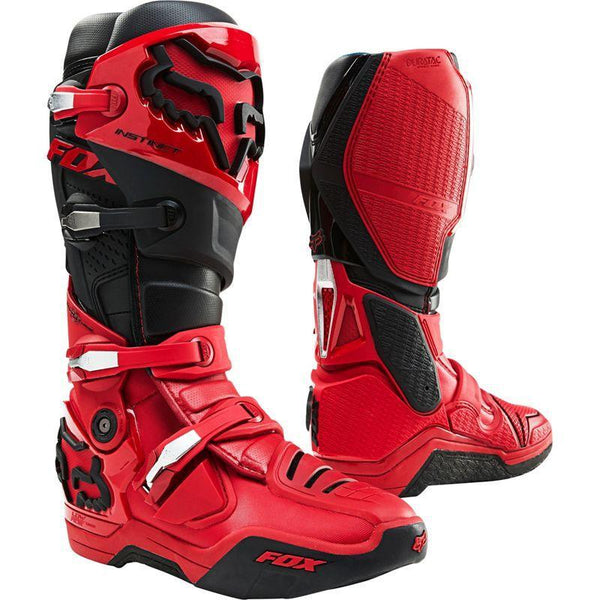 Botas Moto Instinct Rojo/Negro Fox Racing - Rideshop