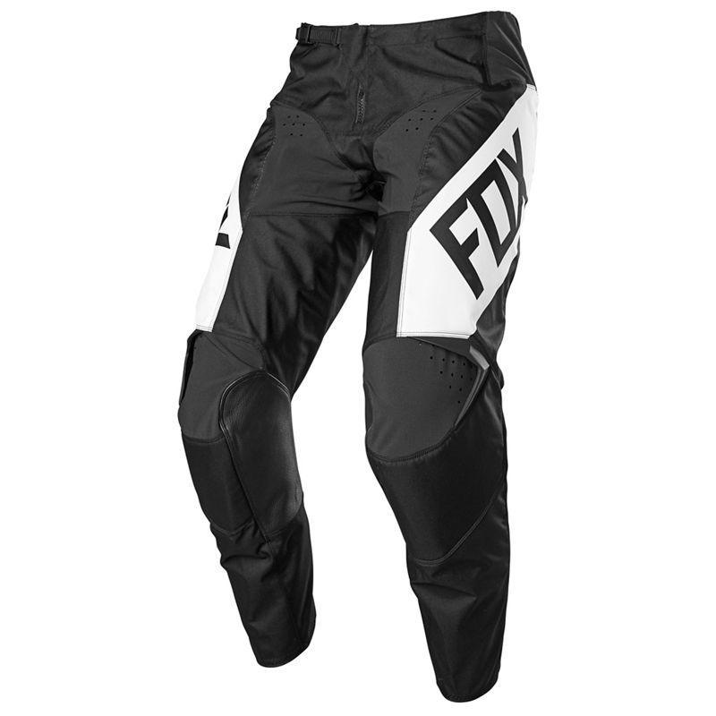 Pantalón Moto Niño 180 Revn Negro/Blanco Fox Racing - Rideshop