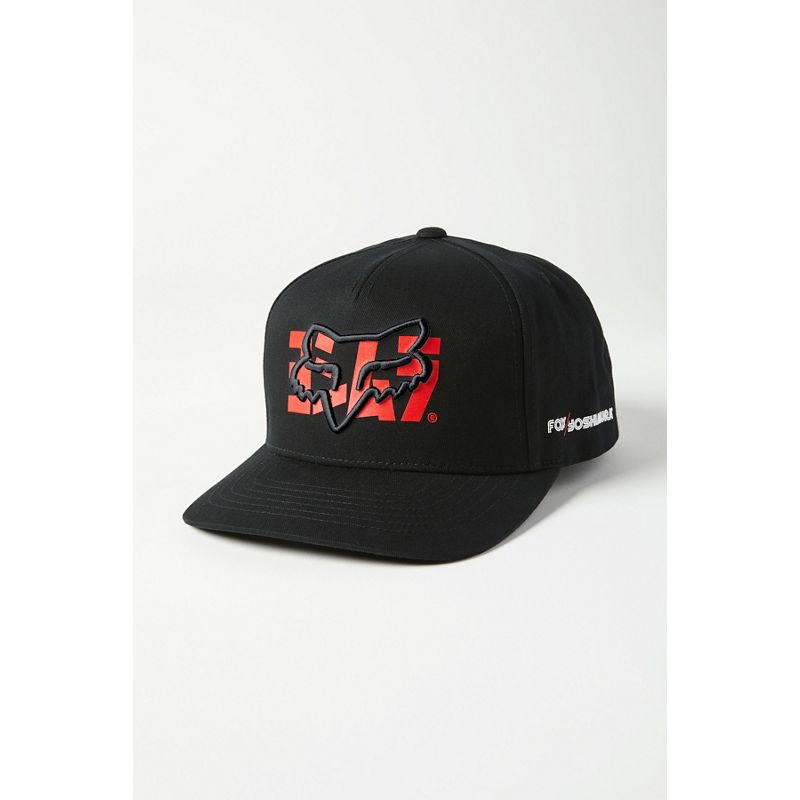Jockey Lifestyle Snapback Yoshimura Negro Fox Racing - Rideshop