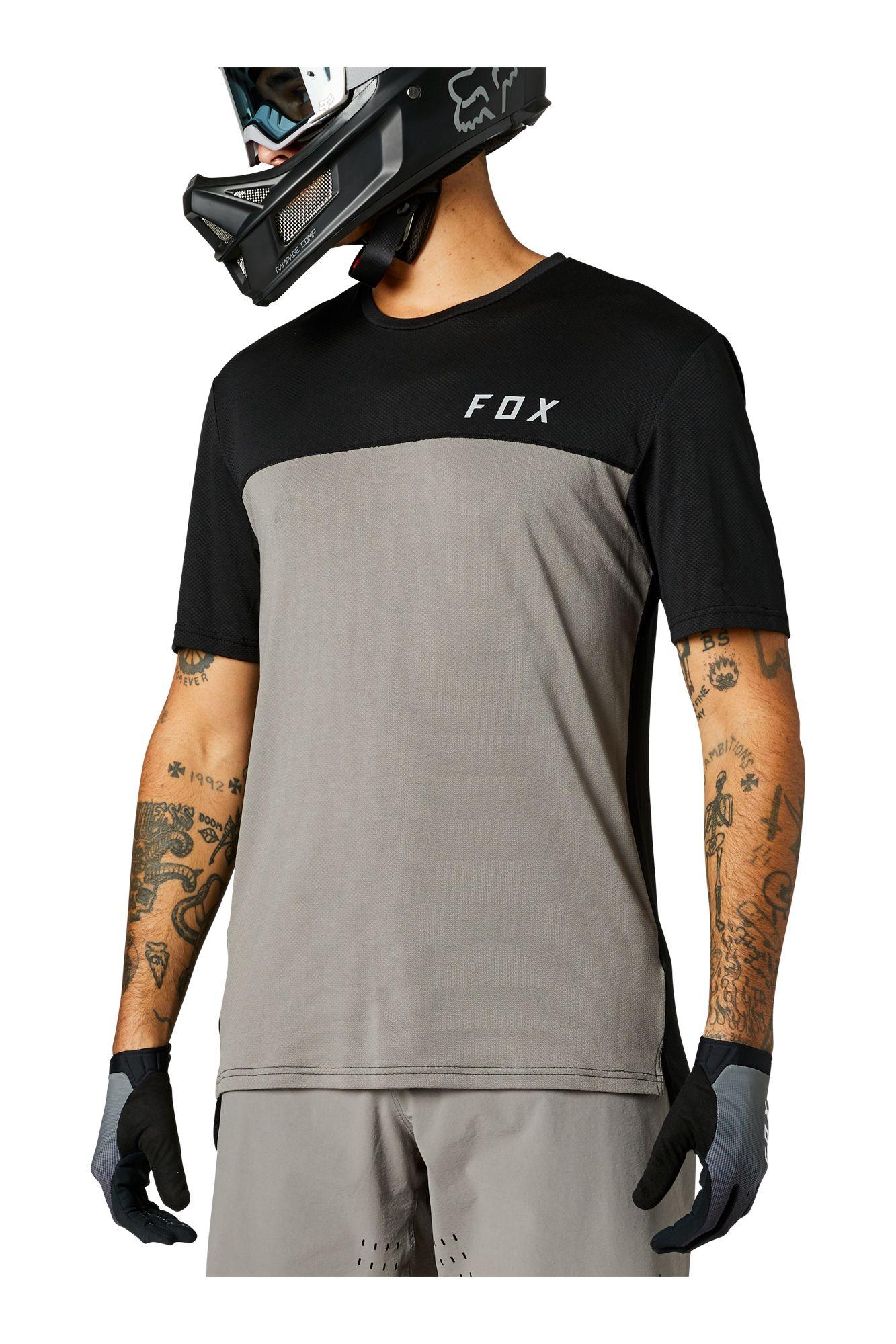 Polera Bicicleta Flexair Delta Gris Fox Racing - Rideshop