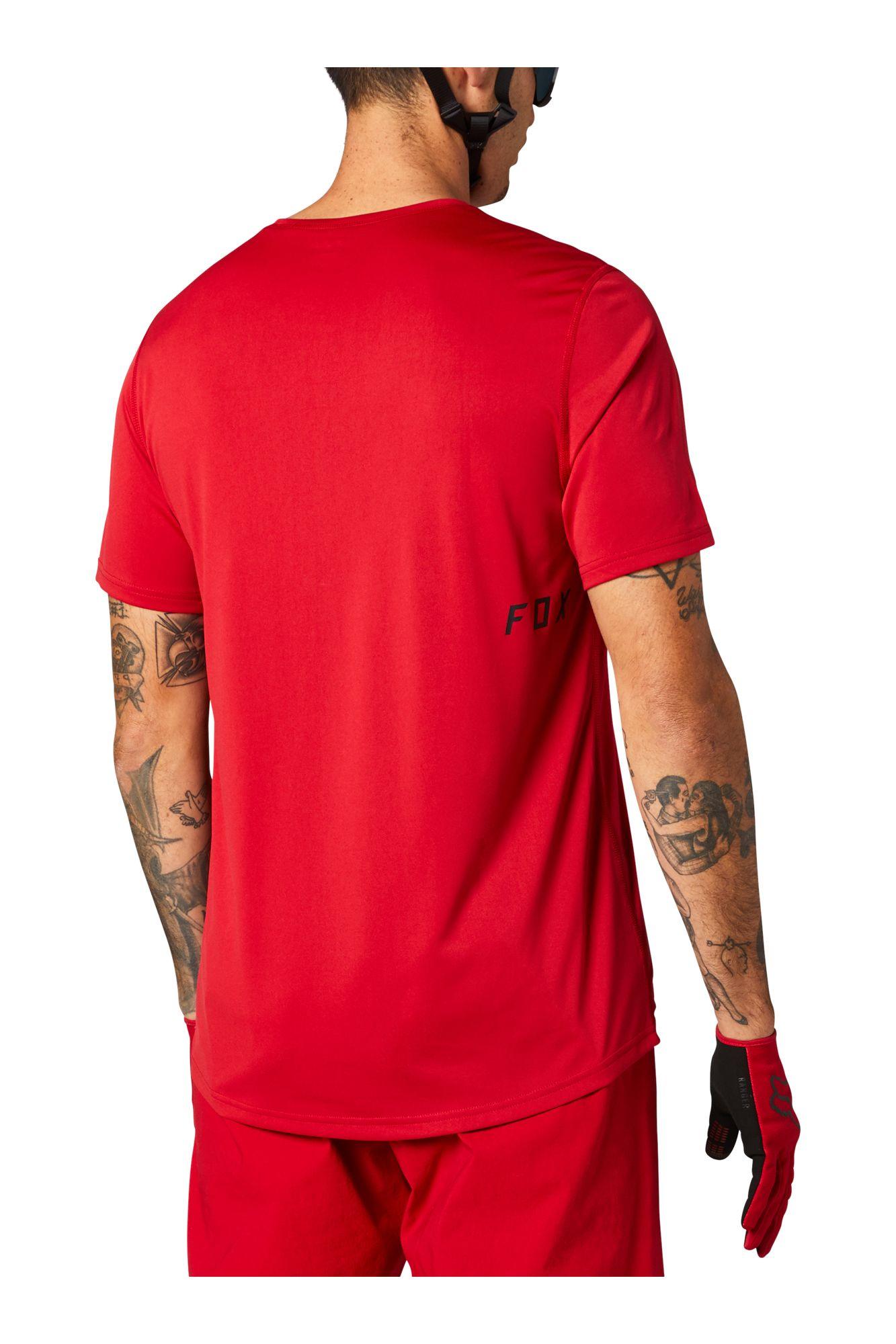 Polera Bicicleta Ranger Block Rojo Fox Racing - Rideshop