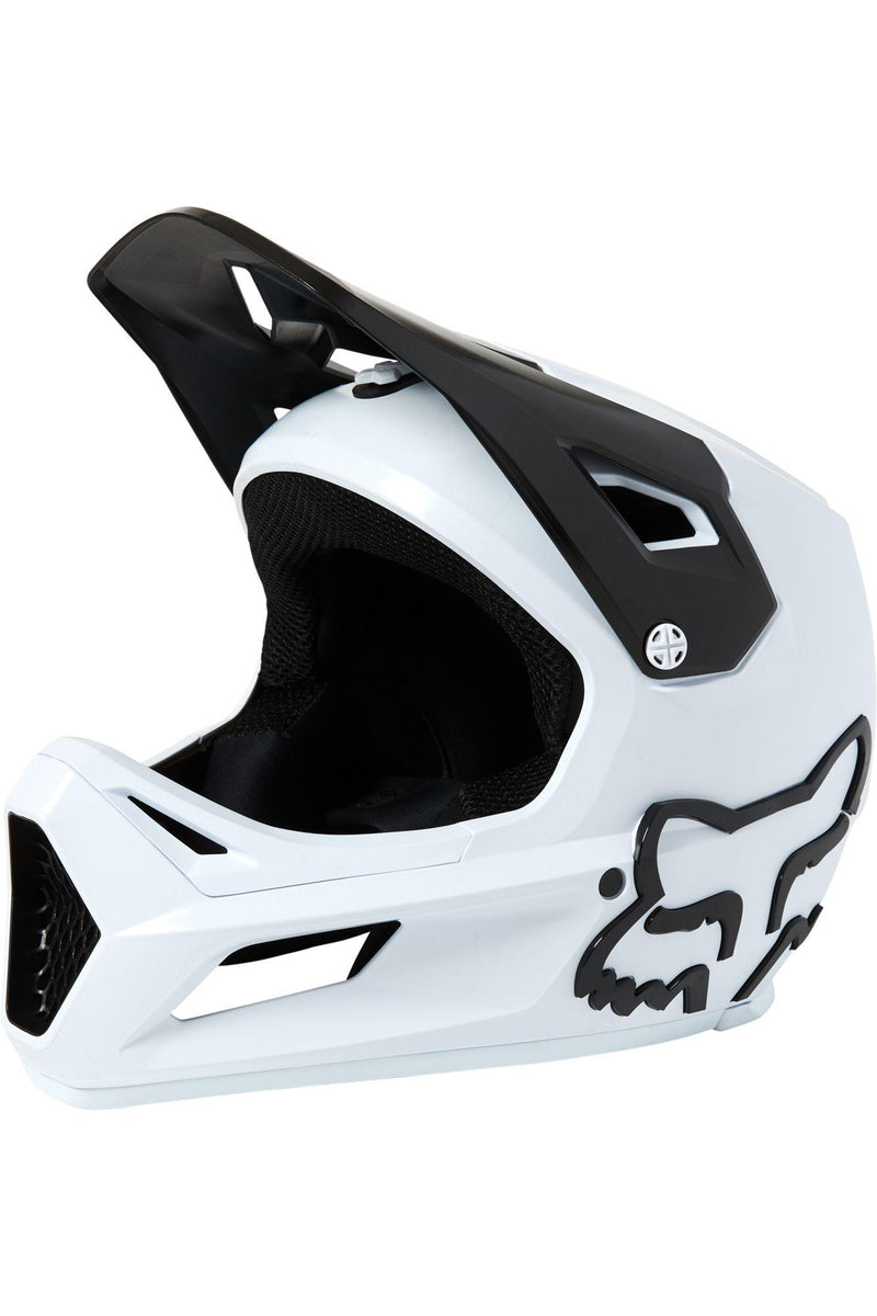 Casco Bicicleta Niño Rampage Blanco Fox - Rideshop