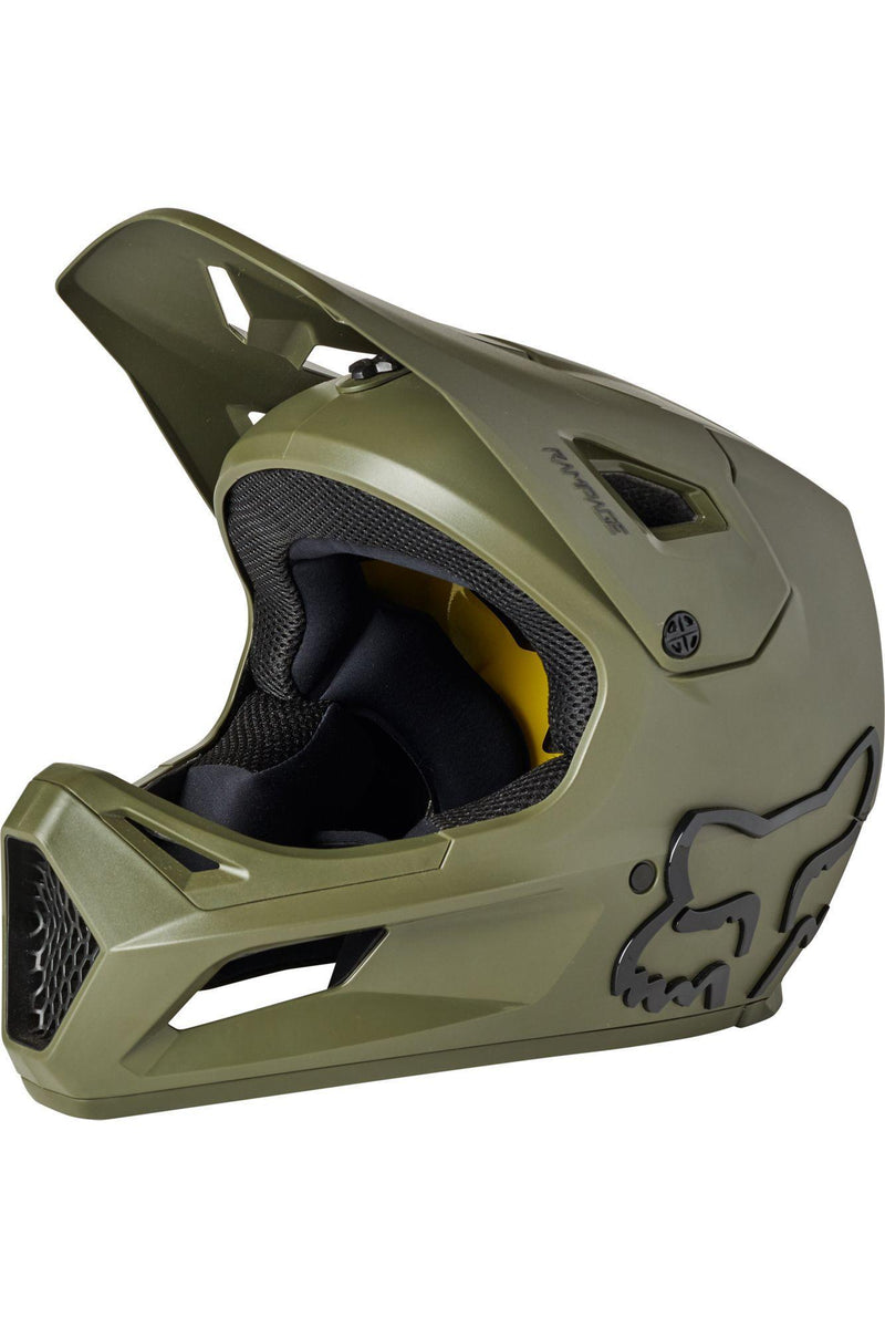 Casco Bicicleta Rampage Verde Olivo Fox Racing - Rideshop