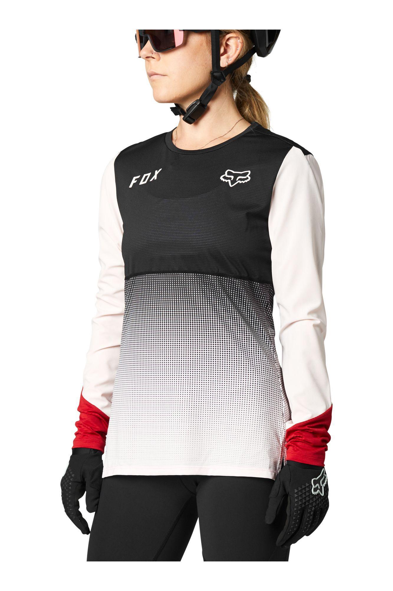 Polera Bicicleta Mujer Flexair Rosada Fox Racing - Rideshop
