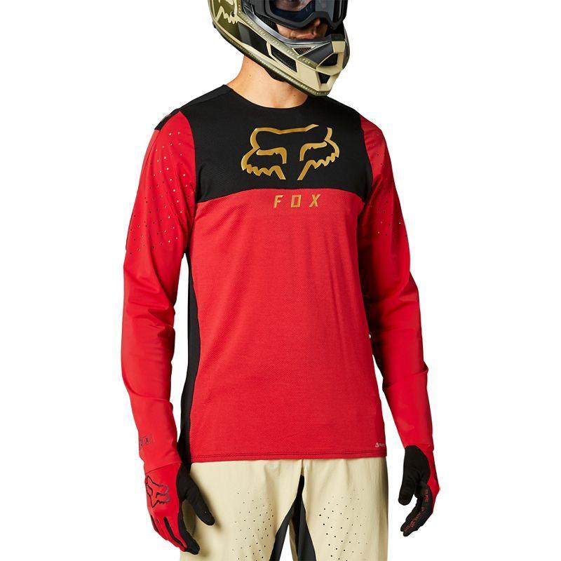 Polera Bicicleta Flexair Delta Rojo Fox Racing - Rideshop