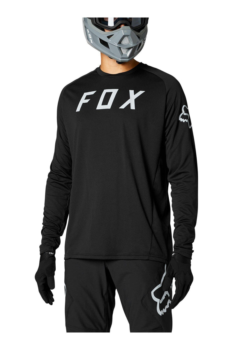 Polera Bicicleta Defend Negro Fox Racing - Rideshop