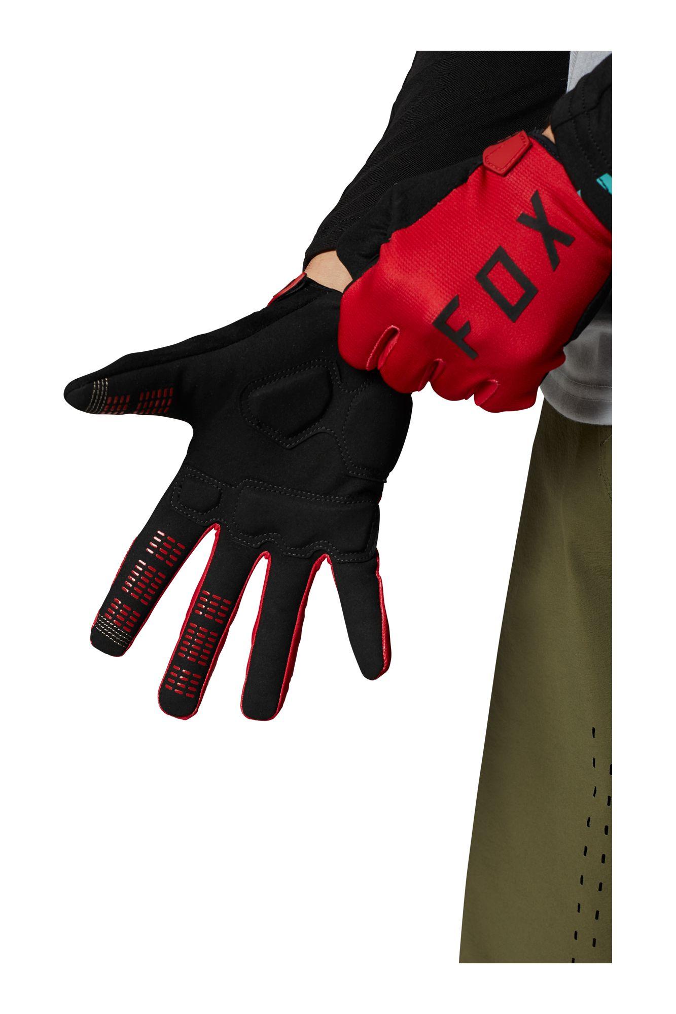 Guantes Bicicleta Ranger Gel Rojo Fox Racing - Rideshop