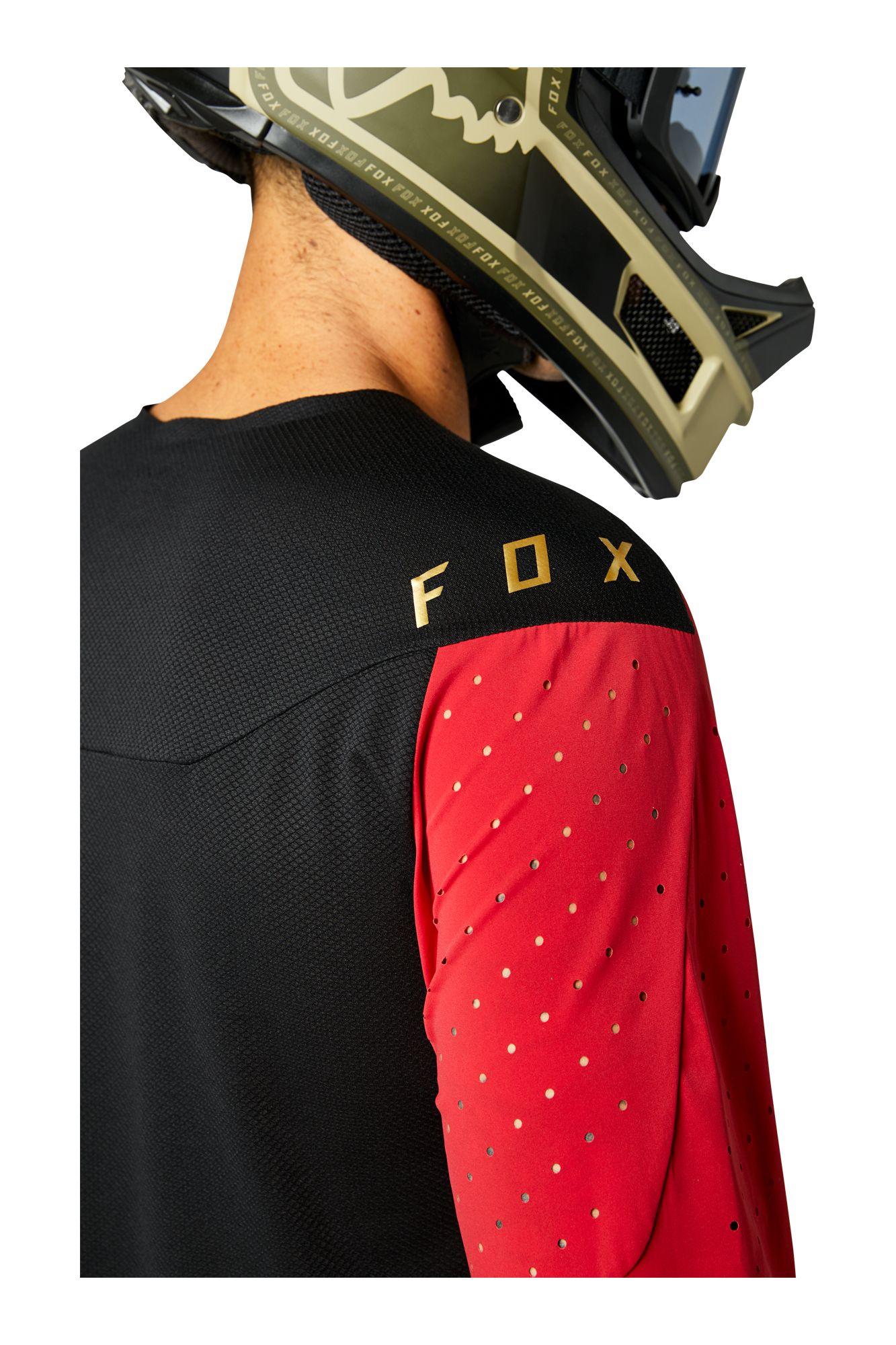 Polera Bicicleta Flexair Delta Rojo Fox Racing - Rideshop