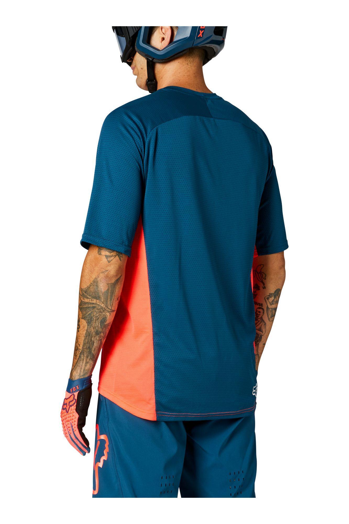 Polera Bicicleta Defend Naranja Fox Racing - Rideshop