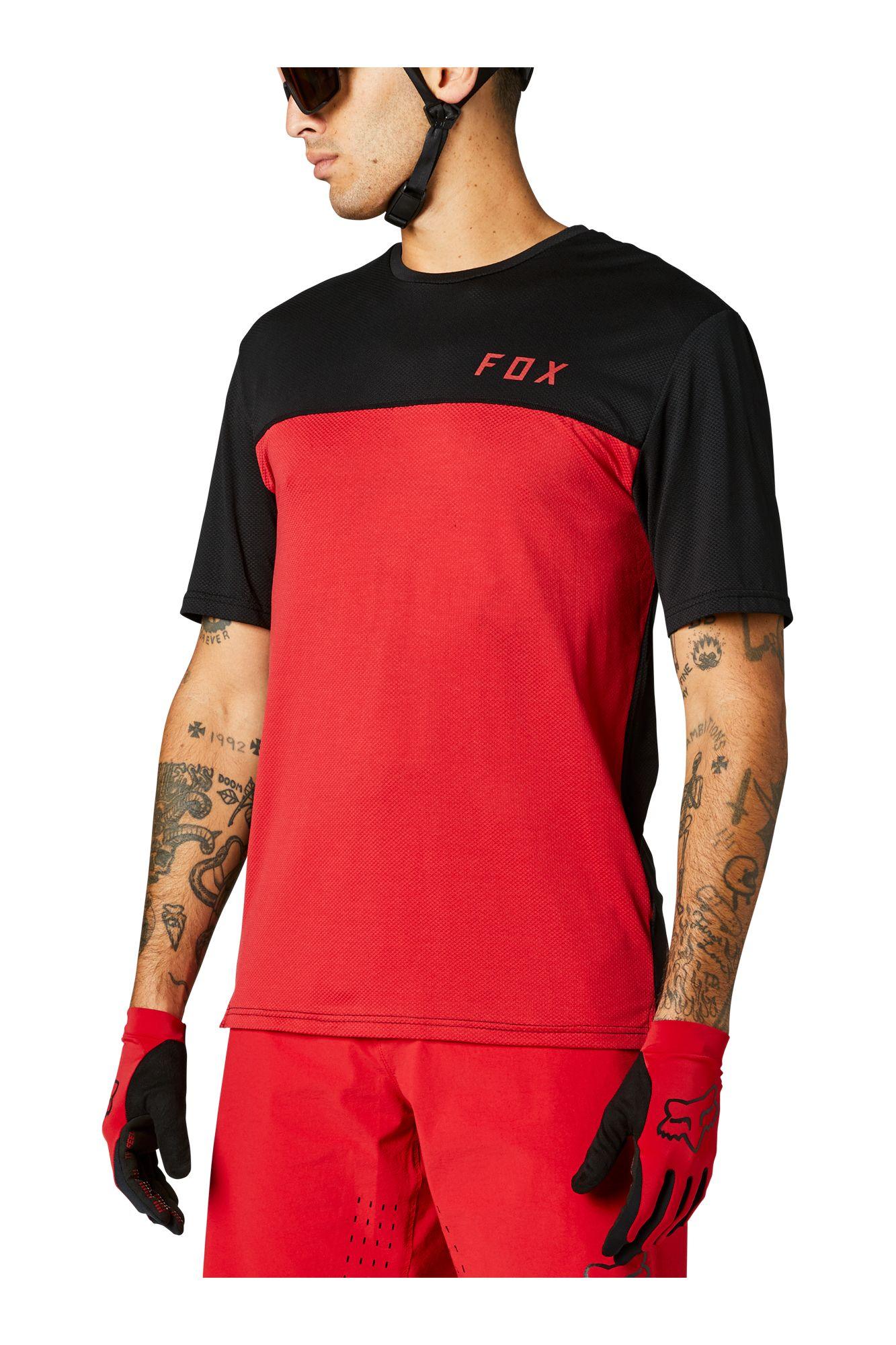 Polera Bicicleta Flexair Delta Rojo Fox Racing - Rideshop