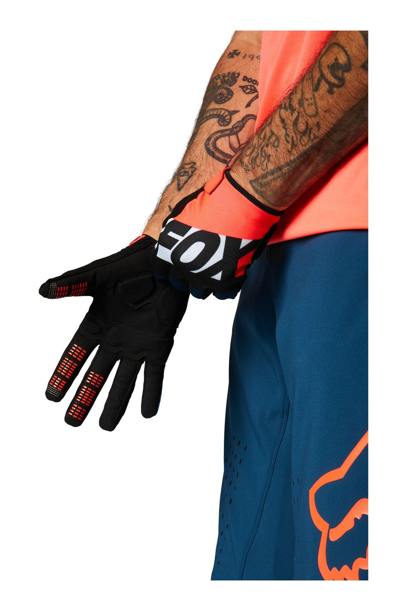 Guantes Bicicleta Ranger Gel Naranja Fox Racing - Rideshop