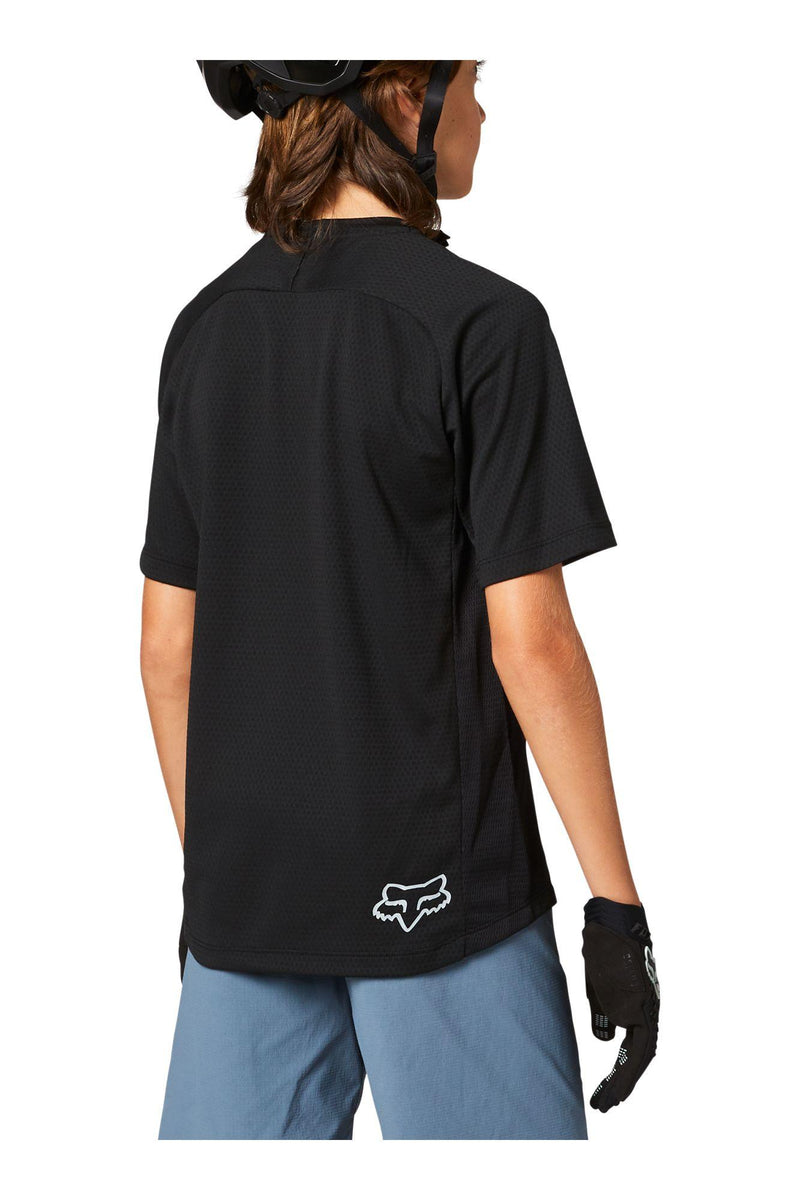 Polera Bicicleta Niño Defend Negro Fox Racing - Rideshop