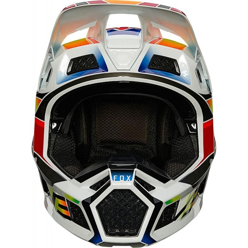 Casco Moto V3 Pigment Multicolor Fox Racing - Rideshop